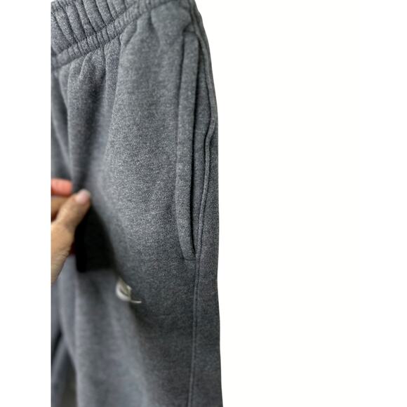 Nike Boys Gray Jogger Athletic Regular Fit Gym Draw String Fleece Sweatpants SM - Picture 2 of 8